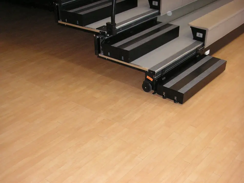 SportGrain Lux flooring detail, Denver installation